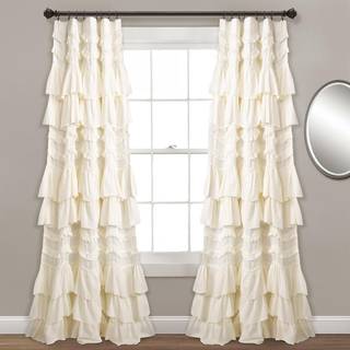 Lush Decor Kemmy Window Curtain Panel (enkeltpanel) 95 """" L X 52 """" W Ivory