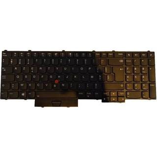 Lenovo Darfon - Bærbar tastatur - til udskiftning - Belgisk - Sort