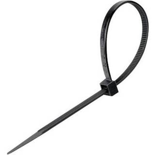 Kabelbinder sort nylon 4,8×300mm, 100stk