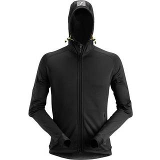 Snickers 8002 polartec® 2.0 hættetrøje i stretchfleece med lynlås sort L