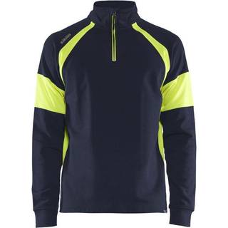Blåkläder 3550 Visible Sweatshirt / Visible Sweatshirt - 4XL - Marineblå/High Vis Gul