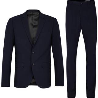 Plain Jakkesæt, Blue Mel, 48