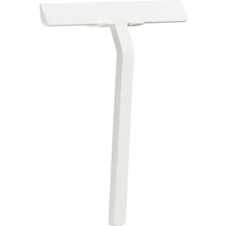 Zone Denmark Rim Bruseskraber 22 Cm Med Holder - Badeværelsesindretning Aluminium Hvid - 14894