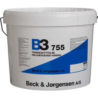 B&J 755 B3 Heldækkende Træbeskyttelse - 9,0 L