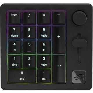 Glorious GMMK Numpad - Trådløs Number Pad Hotswap - Black Slate