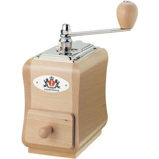 Zassenhaus Kaffeemühle Santiago Handarbeit Buchenholz Schwarz Kniemühle