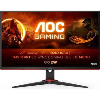 AOC 27G2SPAE/BK 27" Gamingskærm HDMI DisplayPort 165Hz