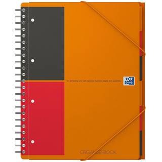 Oxford International OrganiserBook A4+ linieret