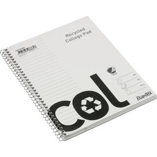 Bantex Col kollegieblok A5+ linjeret