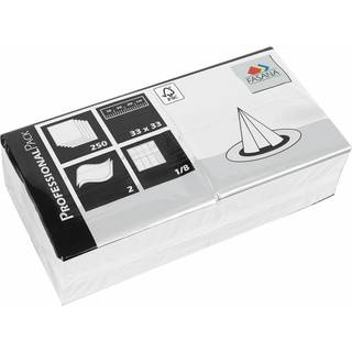Fasana Serviet 2-lags 33x33 Cm Hvid 1500 Stk.