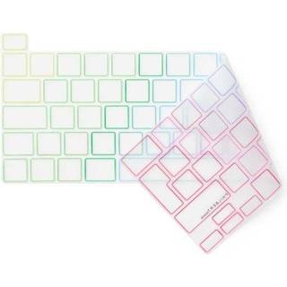 Philbert Tastaturcover til MacBook Pro 1316'' (20192022), Transparent/Regnbue