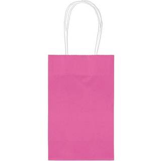Elegant lyserosa Cub Paper Bag Value Pack (8,5 """" X 5,25 """" X 3,5 """") - 10 stykker - Perfekt til festerbegivenheder gaver & mere