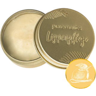 puremetics Pleje Læbepleje Lip Balm Zitrone & Vanille 10 g (3.900,00 kr / 1 kg) - 10 g