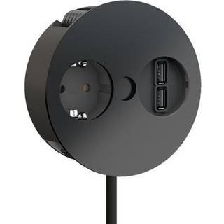 Bachmann Twist stikkontakt med dobbelt usb mat s