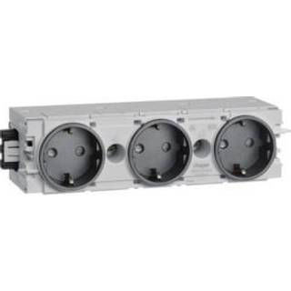 Hager Stikkontakt ecoline 3xschuko c-