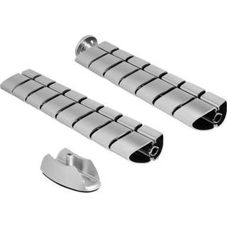 Delock kabel organizer til skrivebord - 740 x 75 mm - Sølv