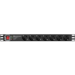 Lanberg PDU-PRO-07F-0200-BK - power distribution unit - 4000 Watt