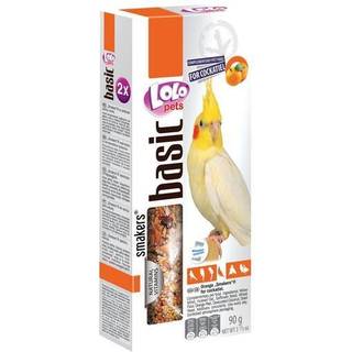 Lolo Pets 2x seed sticks parakeet with orange