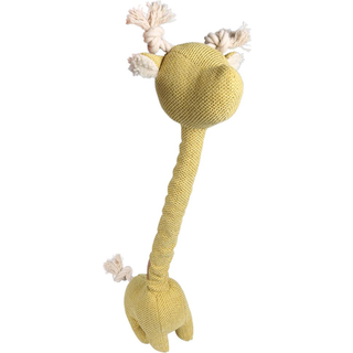 D&D Home Giraf i Chenille, 20x52cm, Farve : Gul