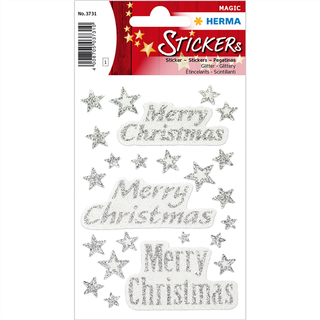 Herma Stickers selvklæbende klistermærker - Magic Merry Christmas glitter