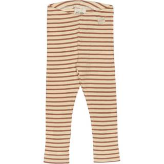 Petit Piao - Leggings Modal Striped - Latte/Cream - 56
