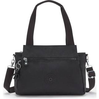 Kipling Womens Elysia Bag Letv?gt Multi-rum Magnetisk Snap Lommer Shoulder Crossbody Bag Black Noir 11,5 L X 9 H X 5 D US