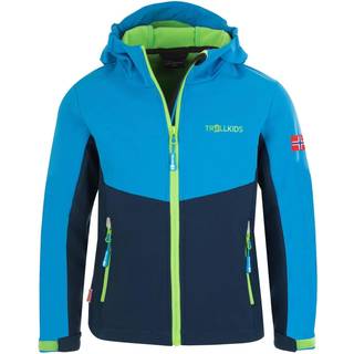 Trollkids Kid's Kristiansand Jacket Softshelljakke Børn størrelse 128 farve rød/blå