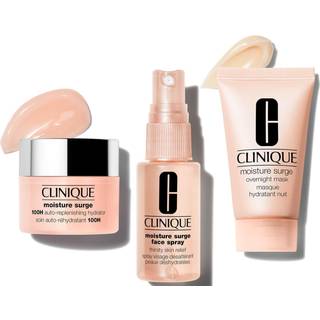 Clinique Hudpleje Fugtighedspleje Gavesæt 100H Auto-Replenishing Hydrator 15 ml + Face Spray Thirsty Skin Relief 30 ml + Overnight Mask 30 ml 1 Stk. (149,00 kr / 1 stk.) - 1 Stk.