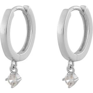 Snö Of Sweden Camille Small Ring Earring Silver/Clear