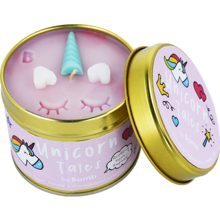 Bomb Cosmetics Tin Candle Unicorn Tales