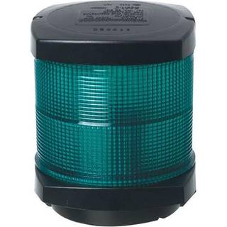 Signallanterne til topmontering Hella 2984, 25 W, 12 V, 360°, UV-bestandig sort plast, 108 x 107 x 90 mm, grøn, til både &lt;20 meter + lyskilde Halogen (12 V/25 W)
