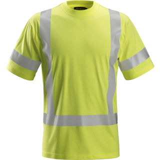 Snickers 2562 protecwork, high-vis kortærmet t-shirt, klasse3 gul XL