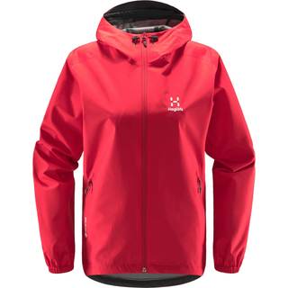 Haglófs betula gtx regnjakke dame, scarlet red