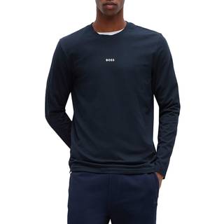 BOSS Orange Herren Longsleeve schwarz