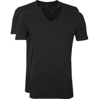 Levis 2-pak Base V-Neck T-shirt - Black - Medium * Kampagne *