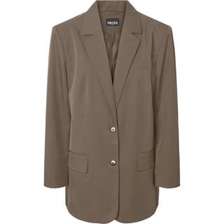 Size Oversized Blazer - Fossil - M - PIECES