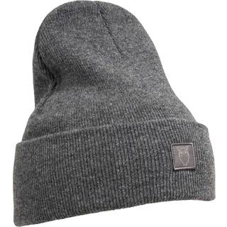 Organic Wool Beanie Dark Grey Melange (One Size)