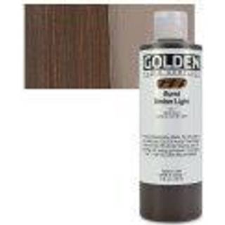 Golden Fluid Acrylic 8 Ounce Bottle Burnt Umber Lt