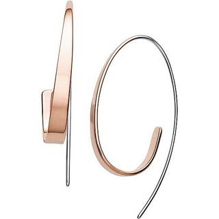 Skagen Kariana øreringe i stål/rosa