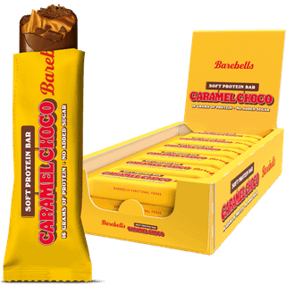 Barebells Proteinbars Caramel Choco 12 stk - 16g protein & uden tilsat sukker