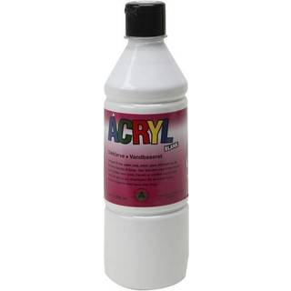 Akrylmaling - blank 500ml - primær gul - 1 stk