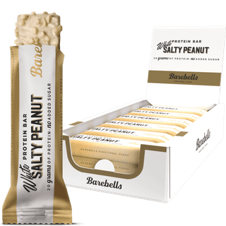 Barebells Proteinbars White Salty Peanut 12 stk - 20g protein & uden tilsat sukker