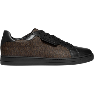 MK Keating Logo and Leather Trainers - Brown - Michael Kors - EU 44.5