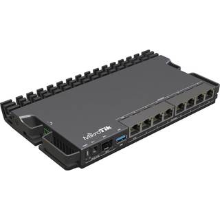 Mikrotik RouterBORD 5009UPr+S+IN with Marvell Armada ARMv8 CPU (4-cores, 1.4GHz per core), 1GB of DDR4 RAM, 1GB NAND storage, 1x 2.5Gbit LAN (802.3af/at PoE-out and POE-in), 7x 1Gbit LAN (802.3af/at P