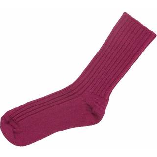 Uldsokker pink merinould