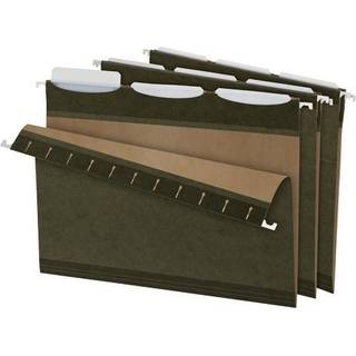 Pendaflex Klar-fanen Forst?rket h?ngende mapper 1/3 Tab Letter Green 25/Box