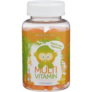 Monkids Multivitamin + Appelsin, 60 tyggetabl