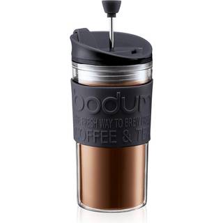 Bodum Bodum Travel rejsekrus med press krom sort