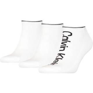 Calvin Klein 3-pak Men Athleisure Sneaker Socks - White - One Size