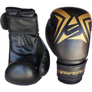 SportMe Boksehandske Gold Junior, black/gold, 12 oz